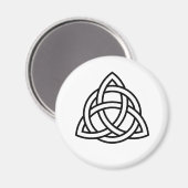 Celtic Trinity Knot Triquetra Symbol Magnet (Vorderseite/Rückseite)