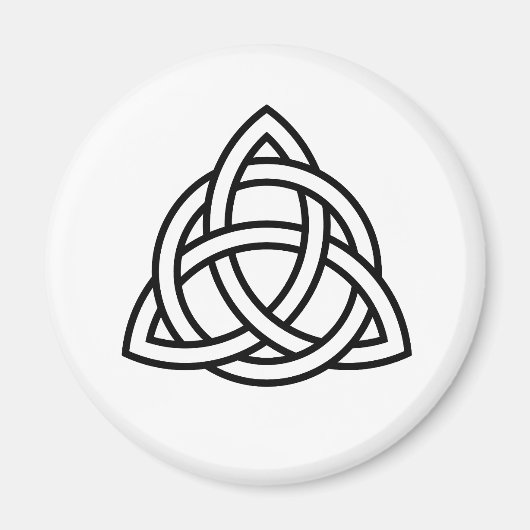 Celtic Trinity Knot Triquetra Symbol Magnet (Vorne)