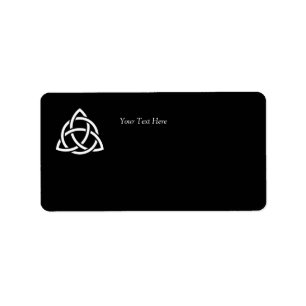 Celtic Trinity Knot Triquetra Symbol Personalisier Adressaufkleber