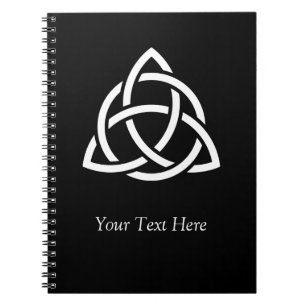 Celtic Trinity Knot Triquetra Symbol Personalisier Notizblock