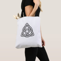 Celtic Trinity Knot Triquetra Symbol Tote Bag