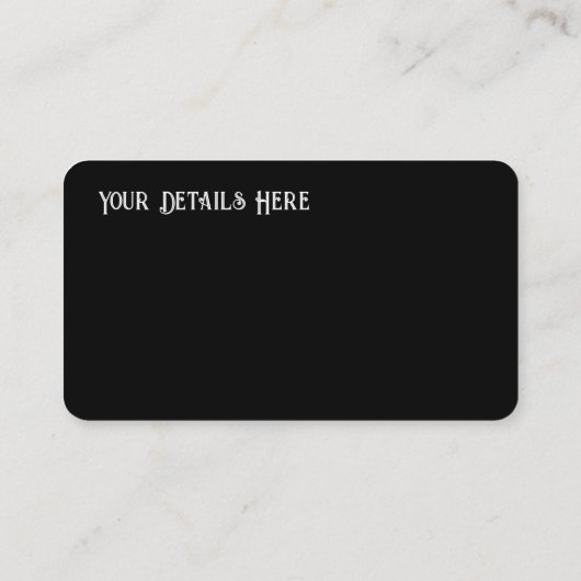 Celtic Trinity Knot Triquetra Symbol Visitenkarte (Rückseite)