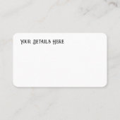 Celtic Trinity Knot Triquetra Symbol Visitenkarte (Rückseite)