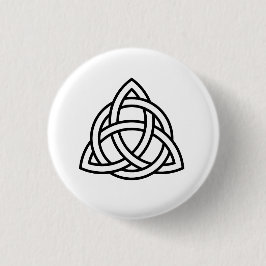 Celtic Trinity Knot Triquetra Wicca Button