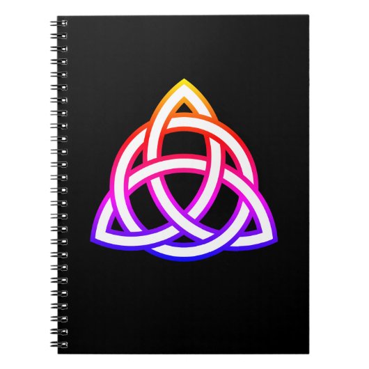 Celtic Trinity Knot Triquetra Wicca Notizblock (Vorderseite)