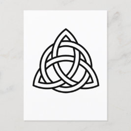 Celtic Trinity Knot Triquetra Wicca Postkarte
