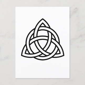 Celtic Trinity Knot Triquetra Wicca Postkarte