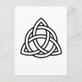 Celtic Trinity Knot Triquetra Wicca Postkarte (Vorderseite)