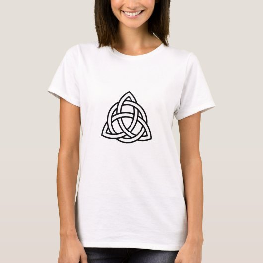 Celtic Trinity Knot Triquetra Wicca T-Shirt (Vorderseite)