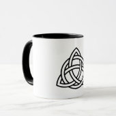 Celtic Trinity Knot Triquetra Wicca Tasse (Vorderseite Links)