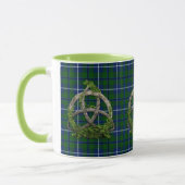 Celtic Trinity Knot und Clan Douglas Tartan Tasse (Links)