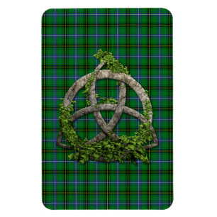 Celtic Trinity Knot und Clan Henderson Tartan Magnet