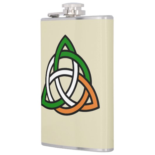 Celtic Trinity Knot Vinyl Wrap Flask Flachmann (Links)