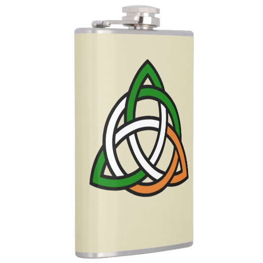 Celtic Trinity Knot Vinyl Wrap Flask Flachmann (Rechts)