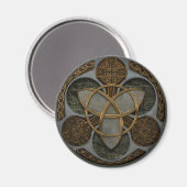Celtic Trinity Shield Magnet (Vorderseite/Rückseite)