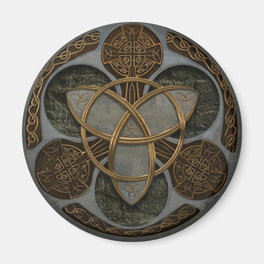Celtic Trinity Shield Magnet (Vorne)