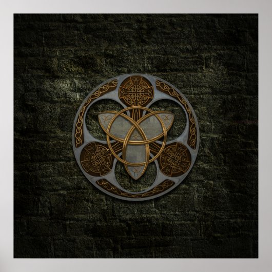 Celtic Trinity Shield Poster (Vorne)