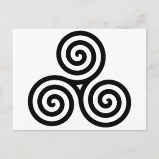 Celtic Triquetra Knot II Postkarte