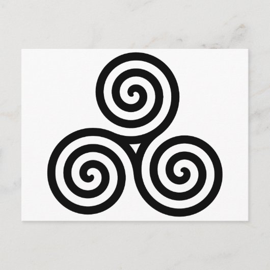 Celtic Triquetra Knot II Postkarte (Vorderseite)