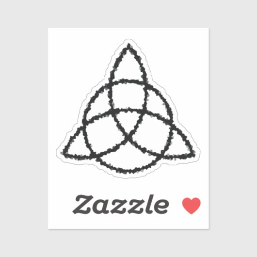 Celtic Triquetra Sticker (Blatt)
