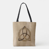 Celtic Triquetra Trinity kennt sich über die Print Tasche (Rückseite)