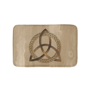 Celtic Triquetra Trinity Knot Bath Mat Badematte
