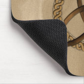 Celtic Triquetra Trinity Knot Button Mousepad (Ecke)