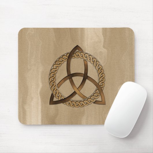 Celtic Triquetra Trinity Knot Button Mousepad (Mit Mouse)