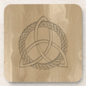 Celtic Triquetra Trinity Knot Cork Untersetzer (Vorderseite)