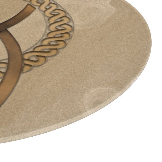 Celtic Triquetra Trinity Knot Cutting Board Schneidebrett (Ecke)