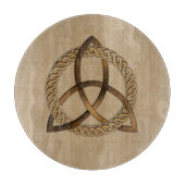 Celtic Triquetra Trinity Knot Cutting Board Schneidebrett (Vorderseite)