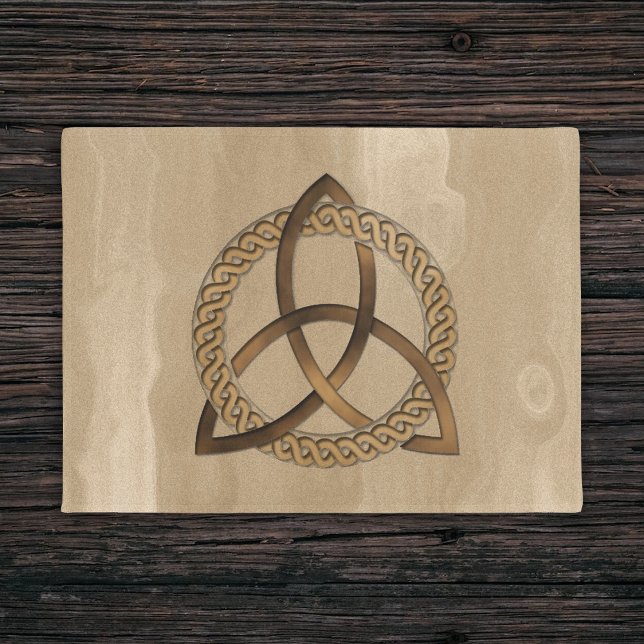 Celtic Triquetra Trinity Knot Doormat Fußmatte (Von Creator hochgeladen)