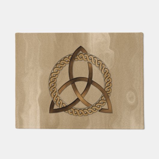 Celtic Triquetra Trinity Knot Doormat Fußmatte (Vorderseite)