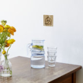 Celtic Triquetra Trinity Knot Foil Print Foliendrucke (Ablage(Küche))