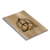 Celtic Triquetra Trinity Knot Notebook Notizblock (Rechte Seite)
