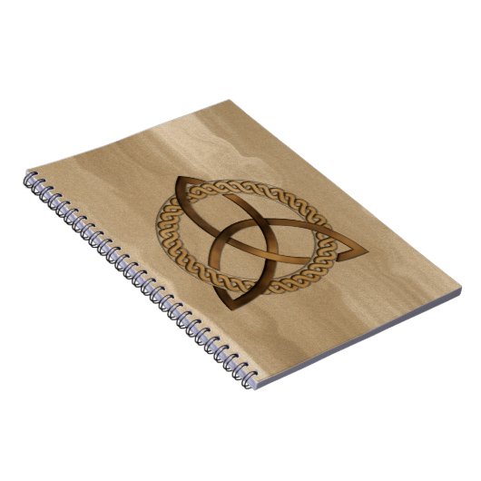 Celtic Triquetra Trinity Knot Notebook Notizblock (Rechte Seite)