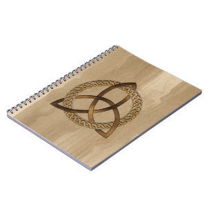 Celtic Triquetra Trinity Knot Notebook Notizblock