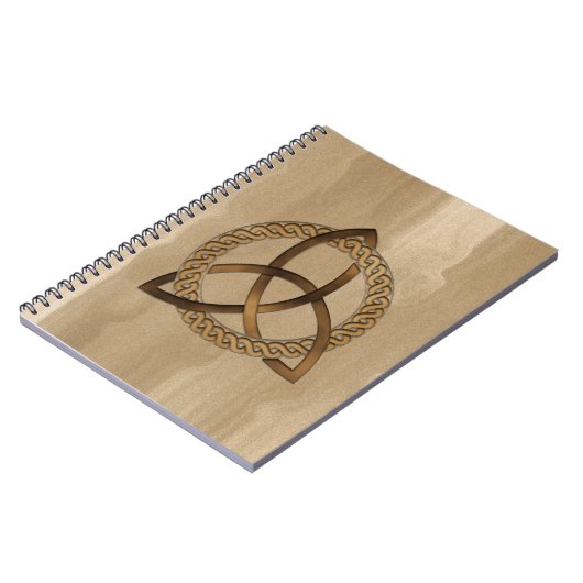 Celtic Triquetra Trinity Knot Notebook Notizblock (Linke Seite)