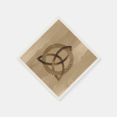 Celtic Triquetra Trinity Knot Paper Napkins Serviette (Ecke)