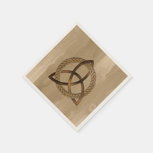 Celtic Triquetra Trinity Knot Paper Napkins Serviette (Ecke)
