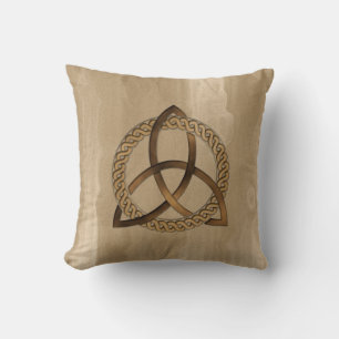 Celtic Triquetra Trinity Knot Pillow Kissen