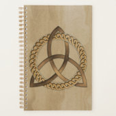 Celtic Triquetra Trinity Knot Planner Planer (Vorderseite)