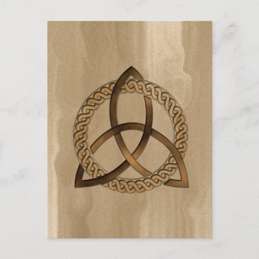 Celtic Triquetra Trinity Knot Postkarte (Vorderseite)