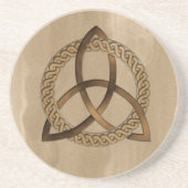 Celtic Triquetra Trinity Knot Sandstone Untersetze Untersetzer (Vorne)