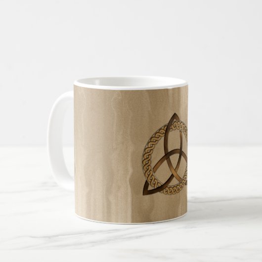 Celtic Triquetra Trinity Knot Tasse (Vorderseite Links)
