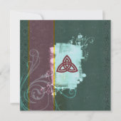 Celtic Triskel Einladung (Vorderseite)