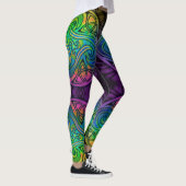 Celtic Triskele bunte Leggings (Rechts)