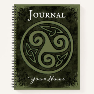 Celtic Triskele oder Triskelion Notebook Journal Notizblock