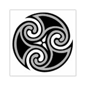 Celtic Triskele Ornament Gummistempel (Prägung)