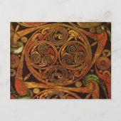 Celtic Triskele Postkarte (Vorderseite)